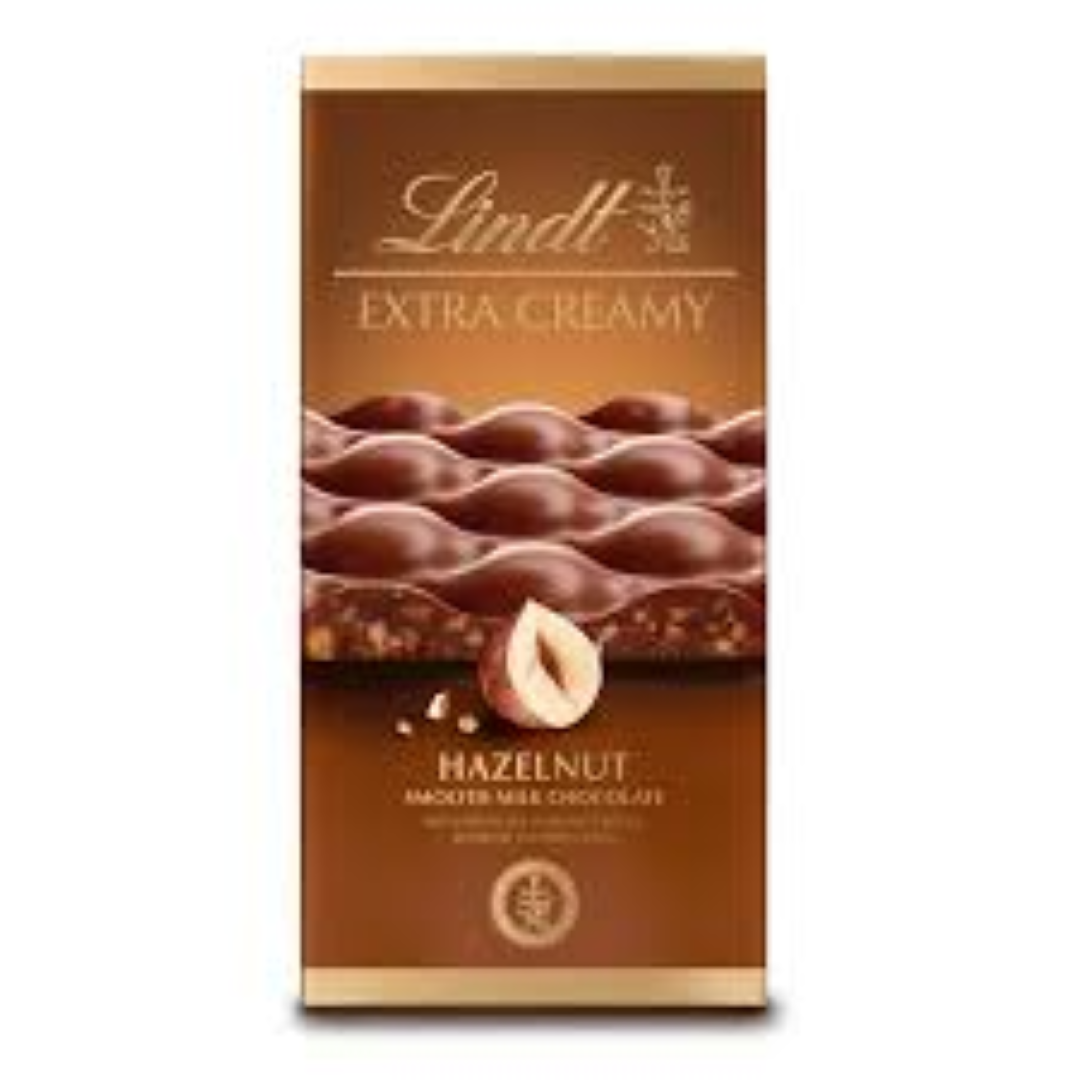 LINDT EXTRA CREAMY HAZELNUT 80G
